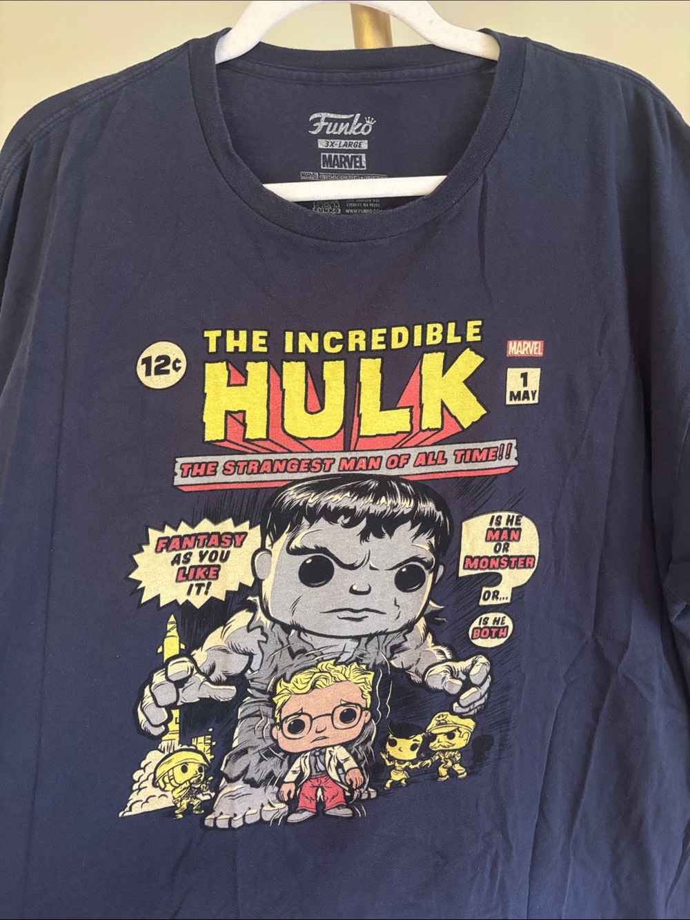 Funko Navy Hulk Comic Pop Graphic Tee